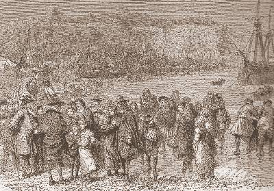 Landing of the Huguenots in England